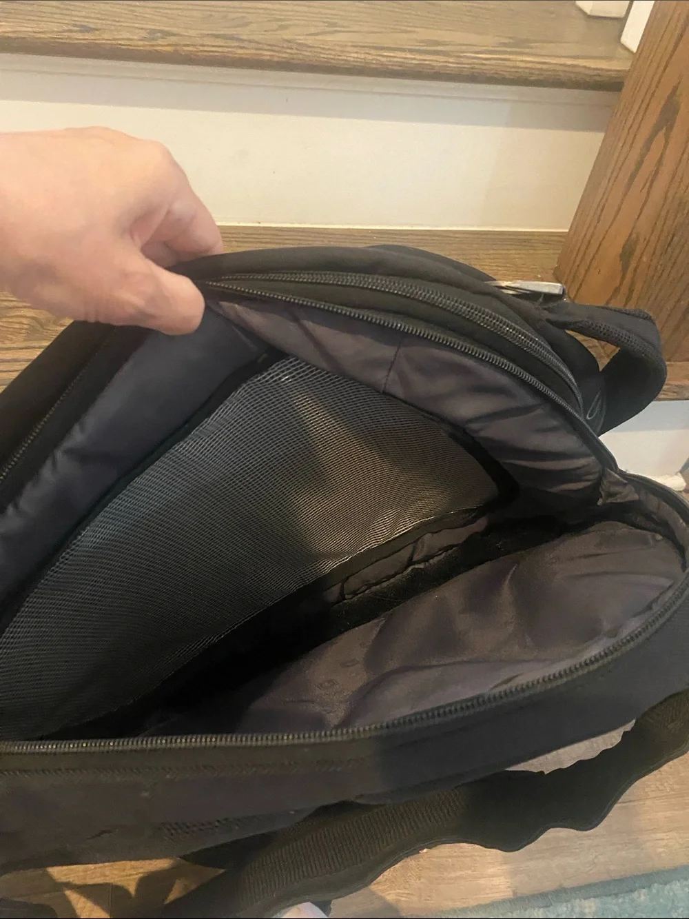 SwissGear Black Travel & Laptop Backpack with Multiple Pockets